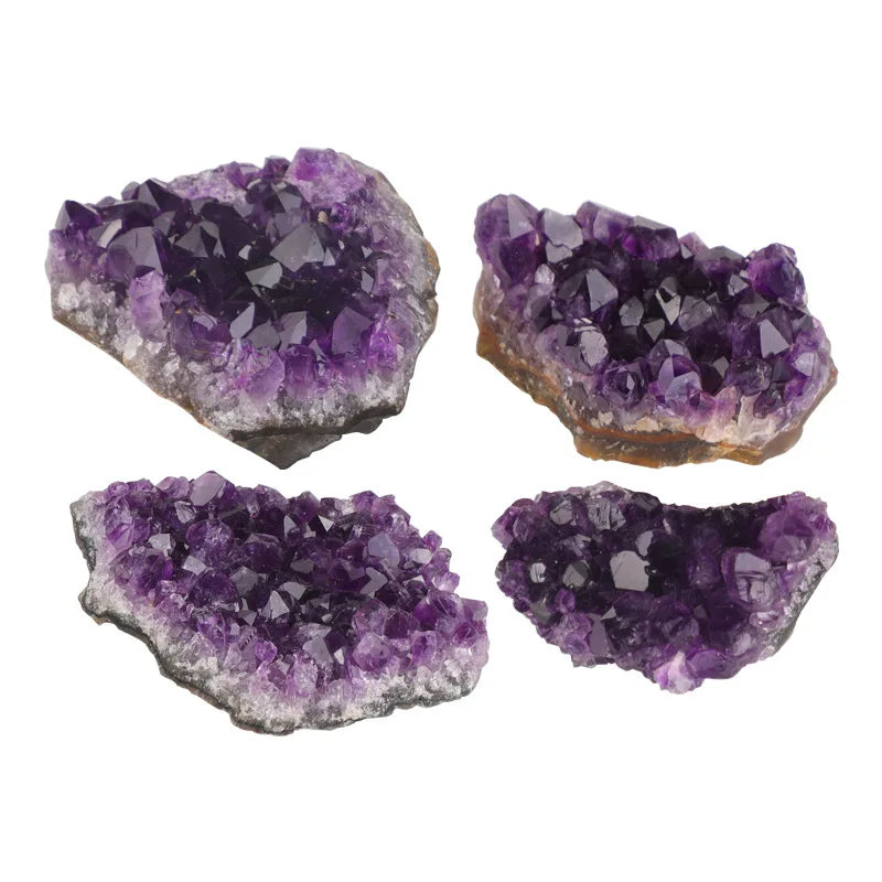 Natural Amethyst Geode Crystal Wand - Energy Healing Stone for Meditation & Home Decor