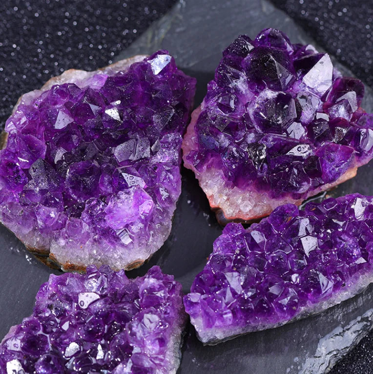 Natural Amethyst Geode Crystal Wand - Energy Healing Stone for Meditation & Home Decor