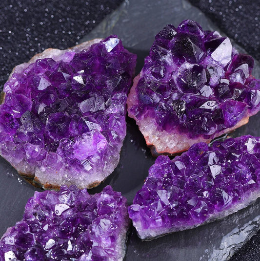 Natural Amethyst Geode Crystal Wand - Energy Healing Stone for Meditation & Home Decor